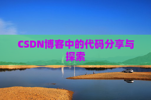 CSDN博客中的代码分享与探索